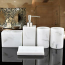 Axya Marble Ink Pattern Bathroom Accessories Set