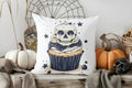 Axyaa Scary Ghosts and Bows Halloween Pillow Cover for Sofa, Bedroom, Car
