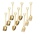 Axyaa Stainless Steel Dessert Scoop - Ice Cream Scoop Shovel Spoon Cake Watermelon