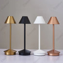 Axyaa Retro LED Table Lamp: Touch Sensor, Rechargeable, 3 Color, Night Light.