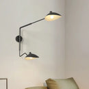 Axyaa Adjustable Angle LED Wall Lamp for Living Room, Bedroom, Restaurant - Retro Industrial Style