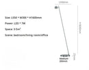 Axyaa Modern Sensing Floor Lamp with Rotating Feature