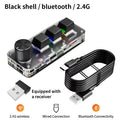Axyaa Mini Bluetooth Mechanical Keyboard with Custom Macros, Hot Swap, and 3 Keys