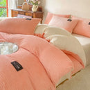 Axyaa Velvet Duvet Cover Set - Warm & Cozy Bedding for Twin Queen King