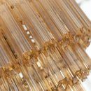 Axyaa Gold Crystal LED Chandeliers for Living Room Luxury Lighting Fixture