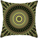 Axyaa Mandala Print Square Pillowcase - Home Decor Cushion Cover