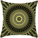 Axyaa Mandala Print Square Pillowcase for Home Decor and Sofa Cushions