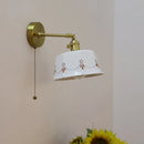 Axyaa Ceramic Hand-painted LED Wall Light Fixture for Modern Spaces