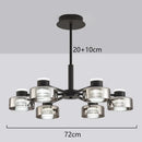 Axyaa Glass Pendant Light for Modern Living Room, Dining, and Bedroom