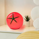 Axyaa Red Tomato Table Lamp: Elegant Home Decor Lighting with 3 Plug Options