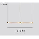 Axyaa Glass LED Tube Light Chandelier for Bedroom Kitchen Living Room