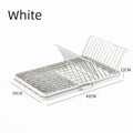 Axyaa Foldable Drying Rack With Adjustable Storage Shelf
