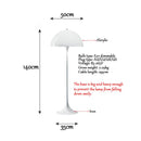 Axya Panthella Mushroom Floor Lamp with Remote Control & Dimmable LED Bulb
