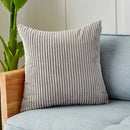 Axyaa Corduroy Pillow Cover 45*45 for Soft Sofa Decor - Nordic Home Decor