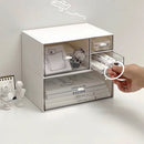 Axyaa Acrylic Desk Organizer Storage Box for Stationery and Tape