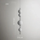 Axyaa Glass LED Magic Bean Chandelier for Modern Spaces
