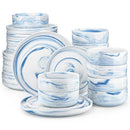 Axyaa 18/36-Piece Ceramic Dinnerware Set for 6/12, Plates, Bowls, Tableware