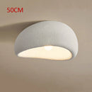 Axyaa Wabi Sabi Grey Ceiling Light: Nordic Design for Living Room & Commercial Spaces