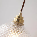 Axyaa Glass Ball LED Pendant Lamp Copper Socket Modern Nordic Home Indoor Lighting