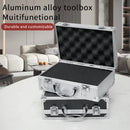 Axyaa Aluminum Instrument Case, Impact Resistant, Portable with Sponge, Safety Equipment.