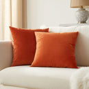 Axyaa Soft Living Room Pillow Cover Breathable Simple Plain Cushion Home Pillowcase