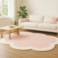 Axyaa Plush Solid Color Rug for Living Room, Bedroom, or Cloakroom