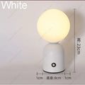 Axyaa Tricolored LED Ball-on-cylinder Rechargeable Lamp Touch Desk Light