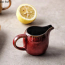 Axyaa Retro Ceramic Tableware Set for Restaurant Creative Gravy Boats Milk Jug Steak Sauce Pot