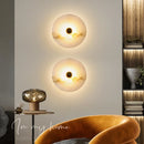 Axyaa White Marble LED Wall Sconce, Modern Nordic Home Decor Light