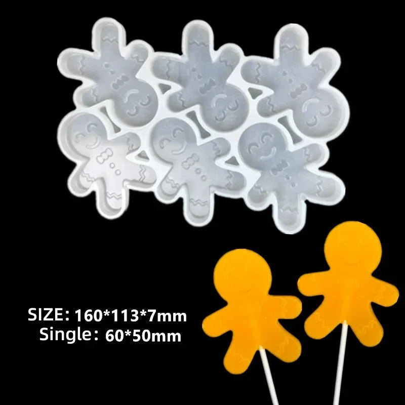 Axyaa Silicone Lollipop Molds Cake Decorating Chocolate Baking Mould