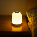 Axyaa LED Touch Night Light USB Charging Colorful Atmosphere Remote Control Table Lamp