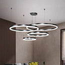 Axyaa Modern Acrylic LED Pendant Light for Living and Dining Room