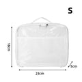 Axyaa Transparent Mesh Zipper Makeup Storage Bag, Waterproof & Portable Block Toy Packag