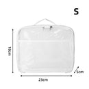 Axyaa Transparent Mesh Zipper Makeup Storage Bag, Waterproof & Portable Block Toy Packag