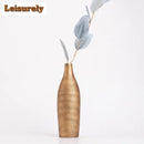Axyaa Ceramic Flower Vase: Creative Threaded Needle Mouth Floral Display Arrangement