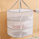 Axyaa 3-Layer Mesh Drying Rack for Food & Herbs, Space-Saving & Non-Toxic
