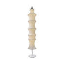 Axyaa Silk Cloth Art Floor Lamp with LED Light for Hotel Decor Lighting