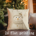 Axyaa Christmas Prints Pillow Covers for Home Decor - Sofa, Bedroom, Car