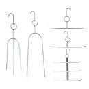 Axya Stainless Steel BBQ Roast Hook Rack Needle Set for Meat Chicken Beef Duck Suckling