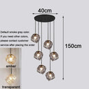 Axyaa Nordic Stair Chandelier, Living Room Pendant Lights, Ceiling Light, Indoor Lighting
