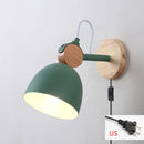 Axyaa Wooden E27 Wall Lamp Sconce for Indoor Home Decoration