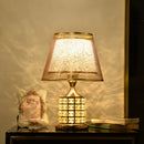 Golden Crystal Table Lamp - European Luxury Style - Axyaa Brand