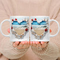3D Deer Print Coffee Mug Collection by Axyaa - 11oz Creative Cup 4 Designs