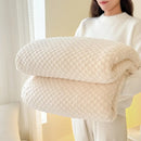 Axyaa Cotton Fleece Jacquard Massage Blanket