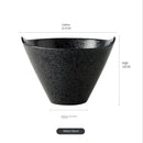 Axyaa Retro Ceramic Noodle Bowl Set with Chopsticks - Creative Home Ramen Bowl