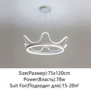 Modern Nordic LED Crown Chandelier by Axyaa - Elegant Lighting Fixture for Dining Room