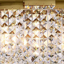 Axyaa Crystal Chandelier Stair Pendant Lamp Living Room Lighting