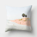 Axyaa Sea Waves Cushion Cover 45x45cm for Home, Office & Car Décor