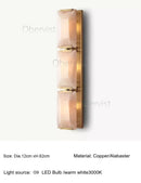 Axyaa Marbled LED Wall Lamp for Elegant Home Decor Lighting