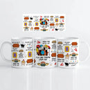Axyaa Friends Central Perk Mug 11oz - Coffee Tea Cup Mother's Day Gift